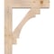 Ekena Millwork Merced Block Smooth Bracket w/ Offset Brace, Douglas Fir, 7 1/2"W x 32"D x 38"H BKT0806X32X38MRC05SDF - alternate 3